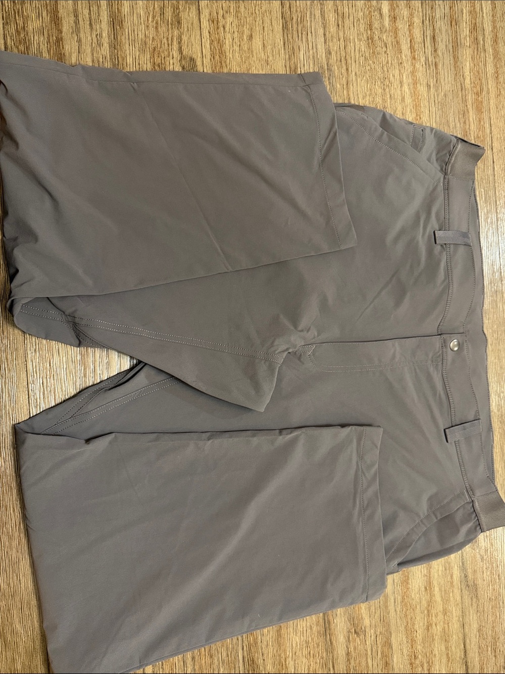 Big and Tall- Duluth Trading Co Gray Men's Chino-Style Performance Pants